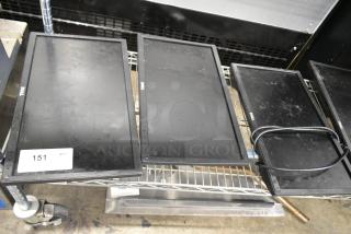 3 Monitors Including Dell P2018H. 3 Times Your Bid!
