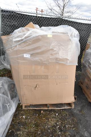 22 BRAND NEW! Boxes Including 485WJ Choice Jumbo Red and White, 600GFBS410 Regency 12 11/16" x 10 3/4" x 1 3/4" Glass Filler Station Drip Pan, 600IB2124LID Regency Stainless Steel Sliding Lid for 21" x 24" Underbar Ice Bin, 274MOPBCKTGN Lavex 35 Qt. Green Mop Bucket & Side Press Wringer Combo, 760SOUP8WPL Choice 8 oz. White Double Poly-Coated Paper Food Cup with Vented Plastic Lid, 3 Box Black Trash Can Bottoms. 22 Times Your Bid!