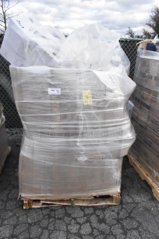 24 BRAND NEW! Boxes Including Plastic Cutlery Packs, TR16BD Dart SafeSeal 16 oz. Plastic Tamper-Resistant, Tamper-Evident Bowl with Dome Lid - 240/Case, Choice Utility Bus Cart. 24 Times Your Bid!