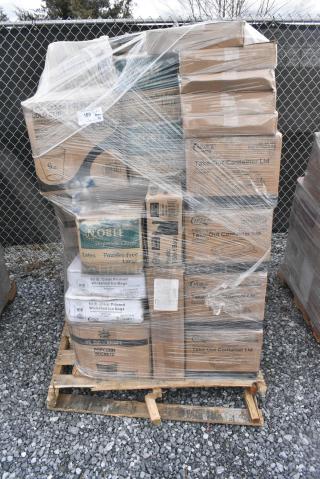 31 BRAND NEW! Boxes Including 500CC9 Choice 9 oz. Clear PET Customizable Plastic Squat Cold Cup - 1000/Case, 3 Box 150403 Choice 12" x 12" Newspaper Print Deli Sandwich Wrap Paper - 1000/Case, 760VP85KR Carnival King Kraft 85 oz. Popcorn Bucket - 150/Case, 4 Box Choice Take Out Container Lids, 2 Box CHioce #3 Paper Food Containers, 500LFLAT Choice Clear Flat Lid with Straw Slot - 9, 12, 16, 20, and 24 oz. - 1000/Case. 31 Times Your Bid!