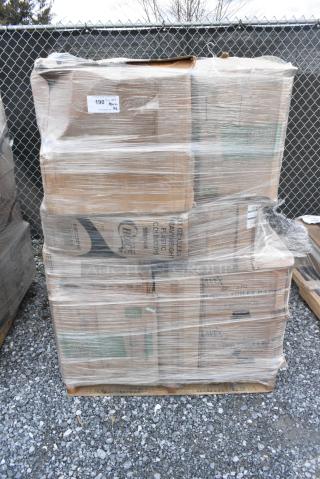 22 BRAND NEW! Boxes Including 500CC32PHD Choice Heavy Duty 32 oz. Pedestal Heavy Weight Clear PET Plastic Cold Cup - 500/Case, 2 Box Lavex Jumbo Toilet Paper, EcoChoice Containers. 22 Times Your Bid!