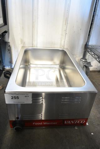 BRAND NEW SCRATCH AND DENT! 2024 Avantco 177W50 Stainless Steel Commercial Countertop Food Warmer. 120 Volts, 1 Phase.