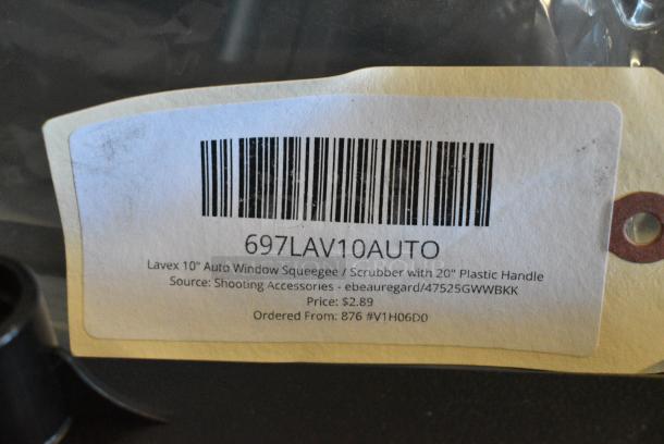 5 BRAND NEW SCRATCH AND DENT! Items Including 697LAV10AUTO Lavex 10" Auto Window Squeegee / Scrubber with 20" Plastic Handle. 5 Times Your Bid! - Image 4 of 4