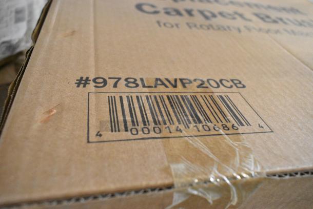 3 BRAND NEW SCRATCH AND DENT! Items Including 978LAVP20CB Lavex Black / Gray Nylon Carpet Scrubbing Brush for 20" Rotary Floor Machines, 978LAVP20PD Lavex Pad Driver for 20" Rotary Floor Machines, 978LAVP20FB Lavex Black Nylon Floor Scrubbing Brush for 20" Rotary Floor Machines. 3 Times Your Bid! - Image 3 of 7
