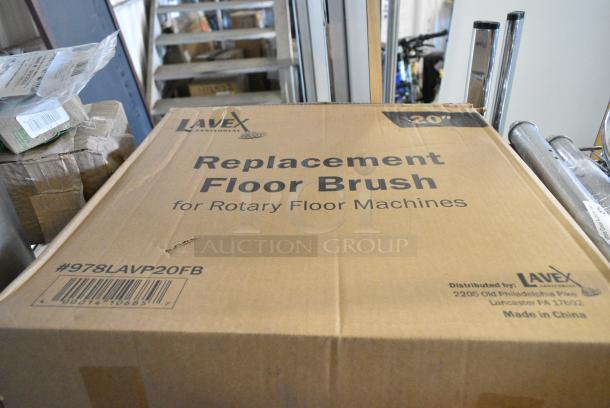 3 BRAND NEW SCRATCH AND DENT! Items Including 978LAVP20CB Lavex Black / Gray Nylon Carpet Scrubbing Brush for 20" Rotary Floor Machines, 978LAVP20PD Lavex Pad Driver for 20" Rotary Floor Machines, 978LAVP20FB Lavex Black Nylon Floor Scrubbing Brush for 20" Rotary Floor Machines. 3 Times Your Bid! - Image 6 of 7