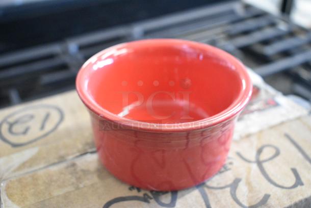2 BRAND NEW SCRATCH AND DENT! Box of 6 568326 Fiesta® Dinnerware from Steelite International HL568326 Scarlet 8 oz. China Ramekin. 2 Times Your Bid! - Image 1 of 5