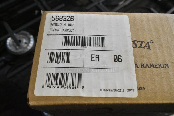 2 BRAND NEW SCRATCH AND DENT! Box of 6 568326 Fiesta® Dinnerware from Steelite International HL568326 Scarlet 8 oz. China Ramekin. 2 Times Your Bid! - Image 5 of 5