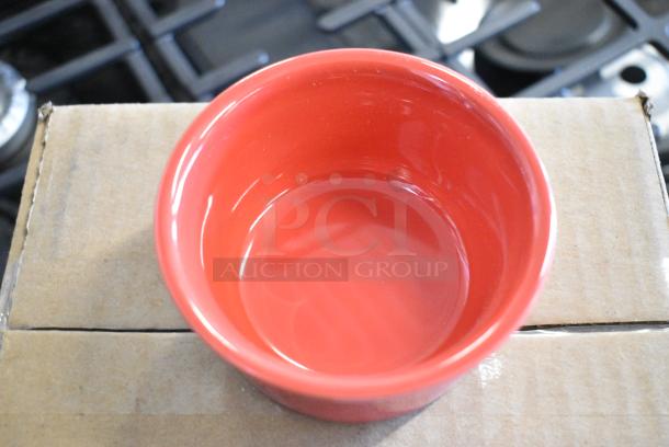 4 BRAND NEW SCRATCH AND DENT! Box of 6 429f326568 Fiesta® Dinnerware from Steelite International HL568326 Scarlet 8 oz. China Ramekin. 4 Times Your Bid! - Image 4 of 6