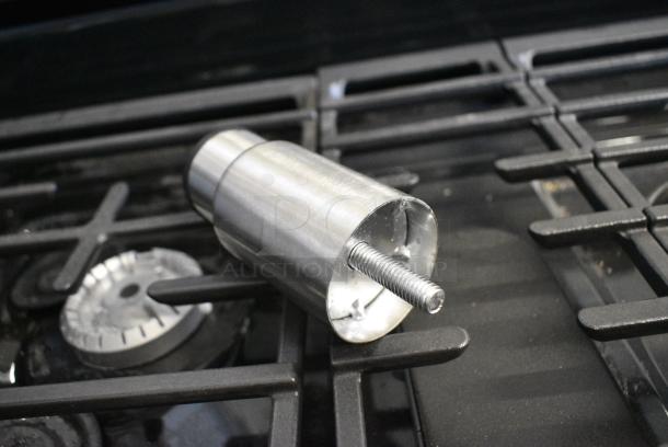 2 BRAND NEW SCRATCH AND DENT! Items Including Lavex 475TCC0605 6 5/8" x 5 1/4" Round Stainless Steel In-Counter Trash Chute with Satin Finish and Box of 4 Legs. 2 Times Your Bid! - Image 3 of 9