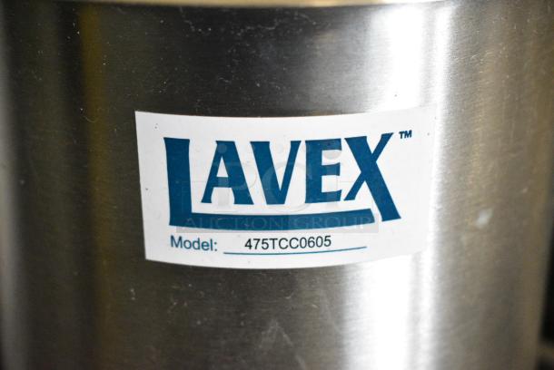 2 BRAND NEW SCRATCH AND DENT! Items Including Lavex 475TCC0605 6 5/8" x 5 1/4" Round Stainless Steel In-Counter Trash Chute with Satin Finish and Box of 4 Legs. 2 Times Your Bid! - Image 8 of 9