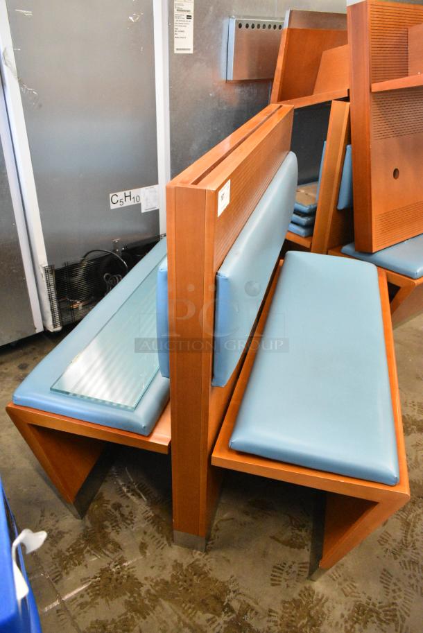 13 Double Sided Wooden Booth Seats.  13 Times Your Bid! - Image 9 of 11