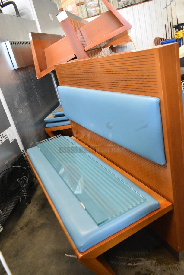 13 Double Sided Wooden Booth Seats.  13 Times Your Bid! - Image 10 of 11