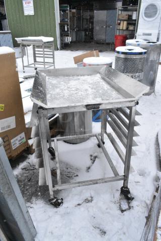 Henny Penny Metal Portable Station on Commercial Casters.