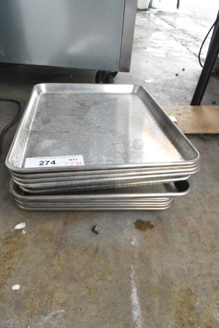 11 Various Items Including Half Size Metal Baking Pans. 11 Times Your Bid!