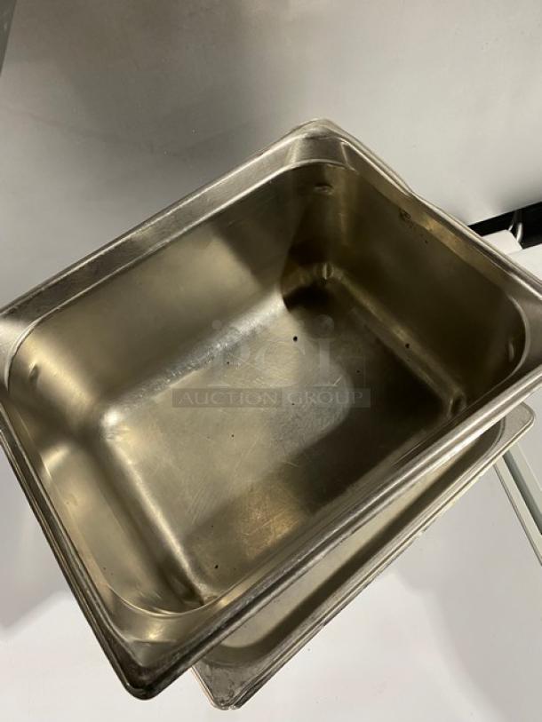 Commercial Stainless Steel Steam Table/Hotel Pans! With Lids! 2X Your Bid! - Image 5 of 6