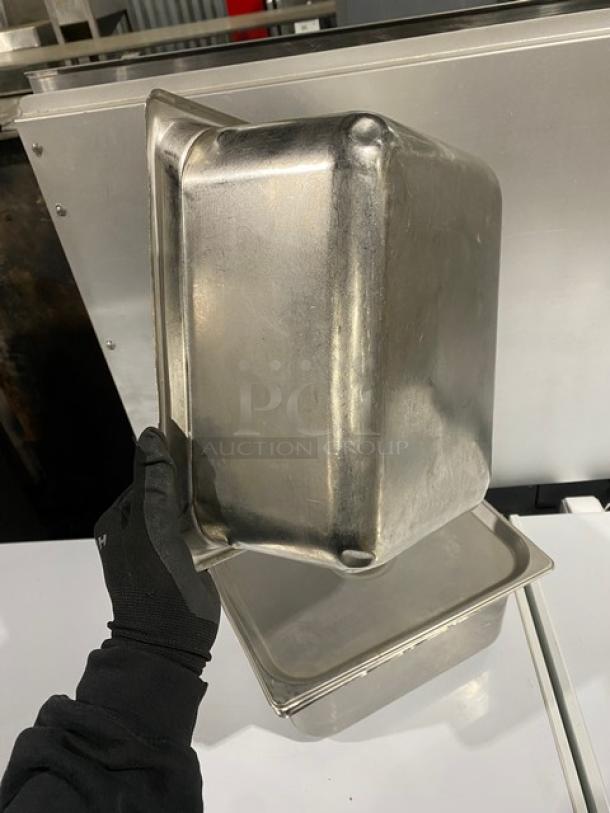 Commercial Stainless Steel Steam Table/Hotel Pans! With Lids! 2X Your Bid! - Image 6 of 6