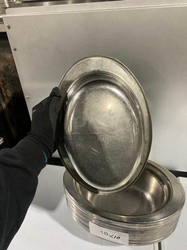 Commercial Stainless-Steel Heavy-Duty Oval Chafer Food Pans! 10X Your Bid! - Image 5 of 8