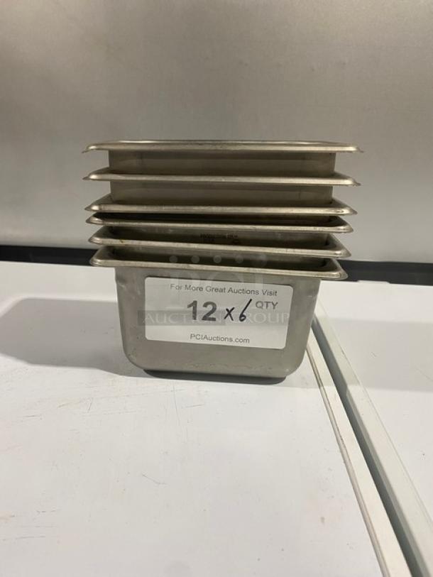 Winco Commercial Stainless Steel Steam Table/Hotel Pans! Model: SPJL-904! 6X Your Bid! - Image 1 of 8