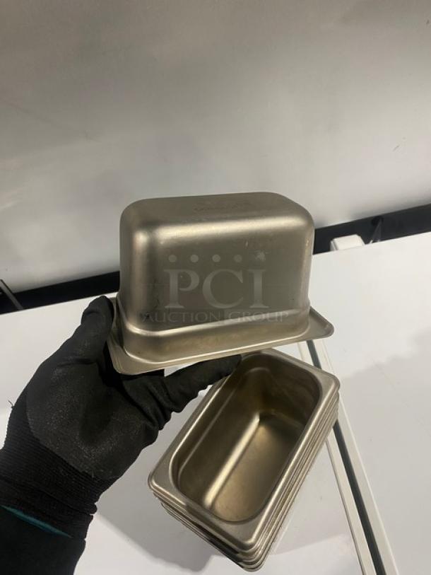 Winco Commercial Stainless Steel Steam Table/Hotel Pans! Model: SPJL-904! 6X Your Bid! - Image 6 of 8