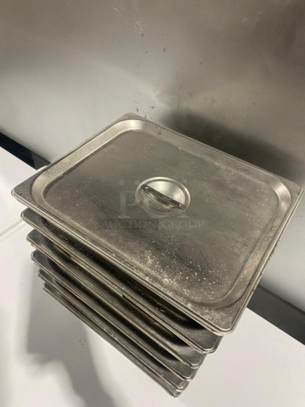Commercial Stainless Steel Steam Table/Hotel Pans! With Lids! 6X Your Bid! - Image 3 of 10