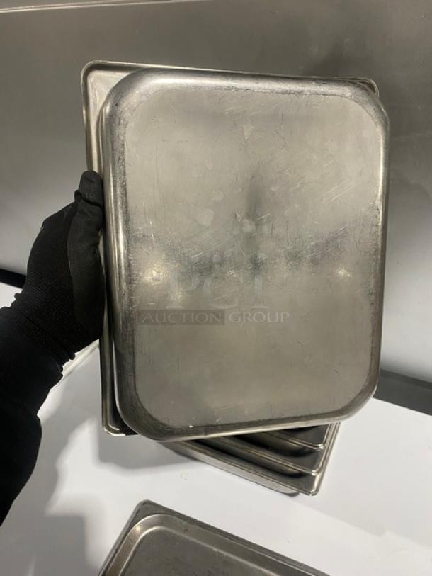 Commercial Stainless Steel Steam Table/Hotel Pans! With Lids! 6X Your Bid! - Image 6 of 10