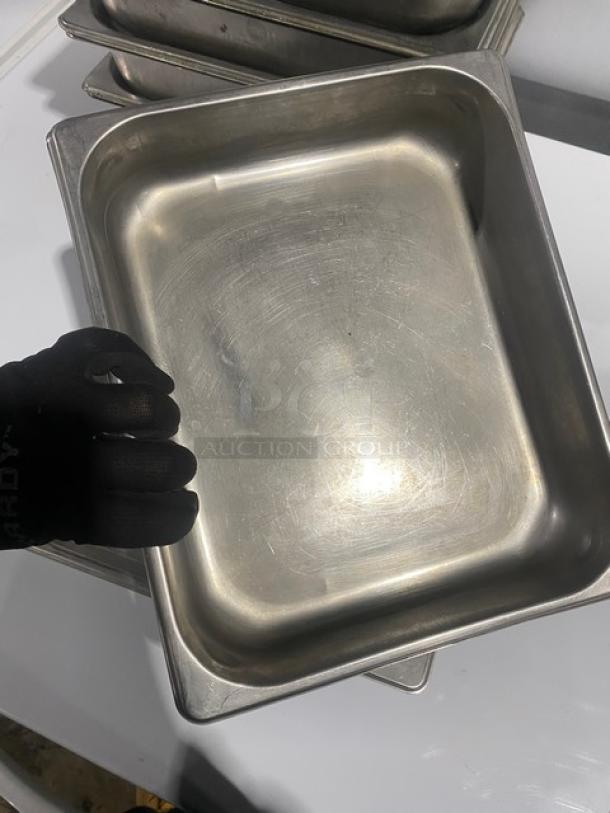 Commercial Stainless Steel Steam Table/Hotel Pans! With Lids! 6X Your Bid! - Image 8 of 10