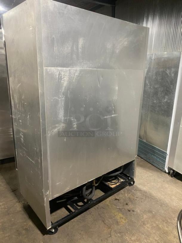 True Commercial Stainless Steel Solid 2 Door Reach In Refrigerator! Energy Star Certified! With Poly Coated Wire Racks! Model: T-49 SN: 7069291! 115V 1 Phase! On Casters! - Image 3 of 10