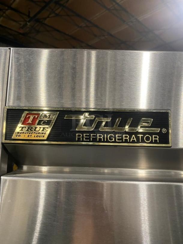 True Commercial Stainless Steel Solid 2 Door Reach In Refrigerator! Energy Star Certified! With Poly Coated Wire Racks! Model: T-49 SN: 7069291! 115V 1 Phase! On Casters! - Image 8 of 10
