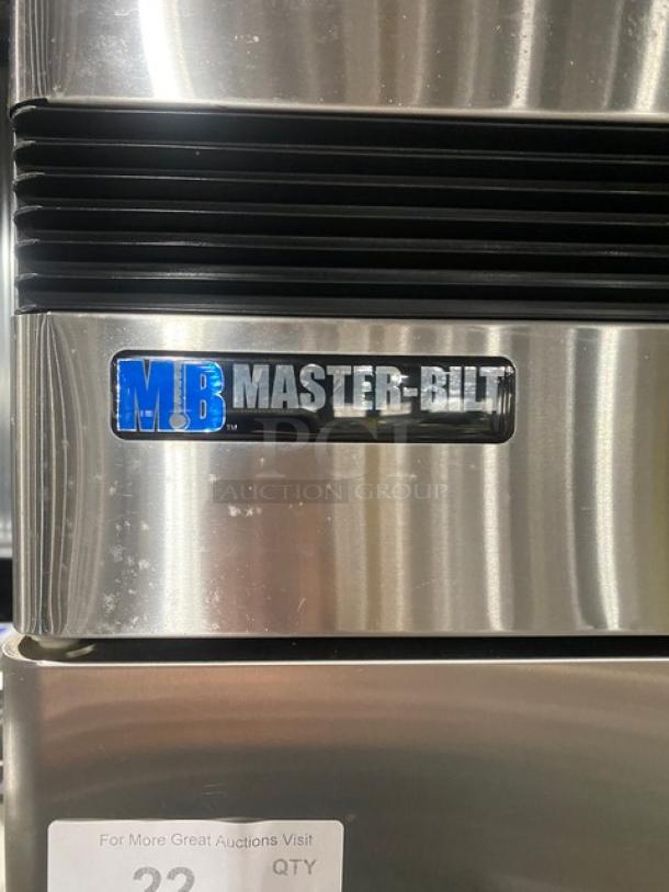 Master-Bilt Commercial Stainless Steel Solid 2 Door Reach In Refrigerator! With Poly Coated Wire Racks! Model: CCR-49DR SN: IT101411! 115V 1 Phase! On Casters! - Image 10 of 10