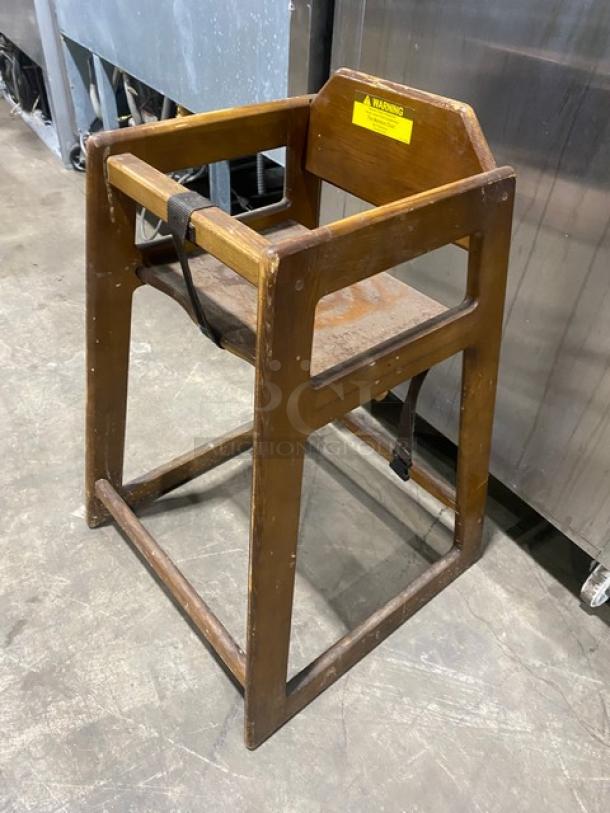 Commercial Wooden Stackable Highchairs! 3X Your Bid! - Image 4 of 7