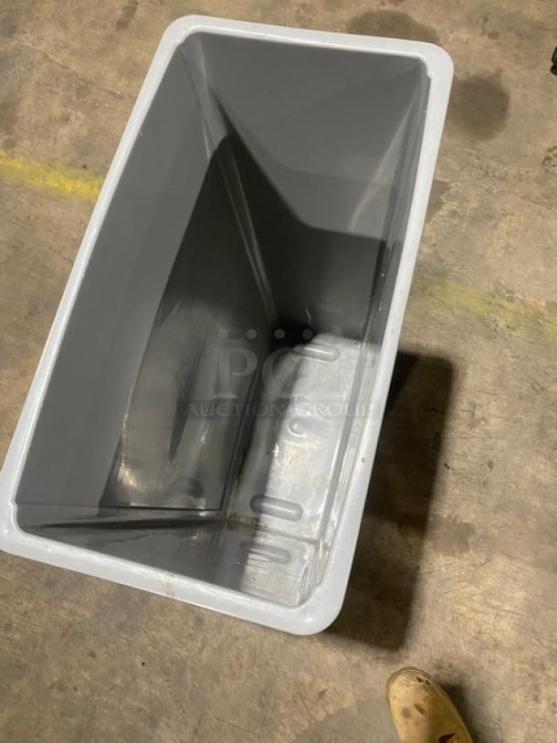 Mixed Commercial Rectangular Recycling/Trash Bins! 2X Your Bid! - Image 5 of 8