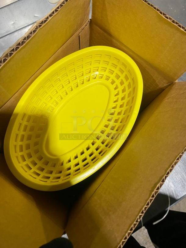 New In The Box! Tablecraft Commercial Yellow Fast-Food Baskets! Model: 1074Y! All One Money! - Image 4 of 8