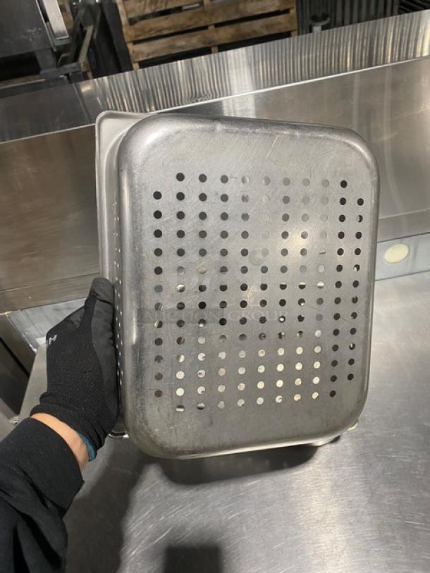 Commercial Stainless Steel Perforated Steam Table/Hotel Pans! 2X Your Bid! - Image 4 of 7