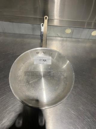 Johnson-Rose Commercial Stainless Steel Frying Pans! 2X Your Bid!