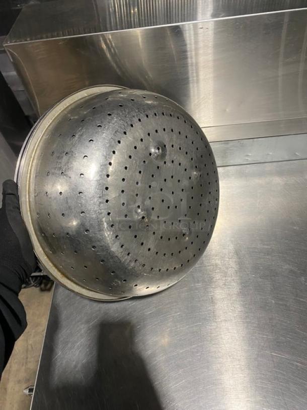 Commercial Perforated Stainless Steel Stainers! 4X Your Bid! - Image 7 of 7