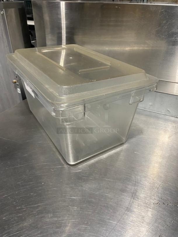 Cambro Commercial Clear Polycarbonate Food Pan! With Lid! - Image 2 of 10