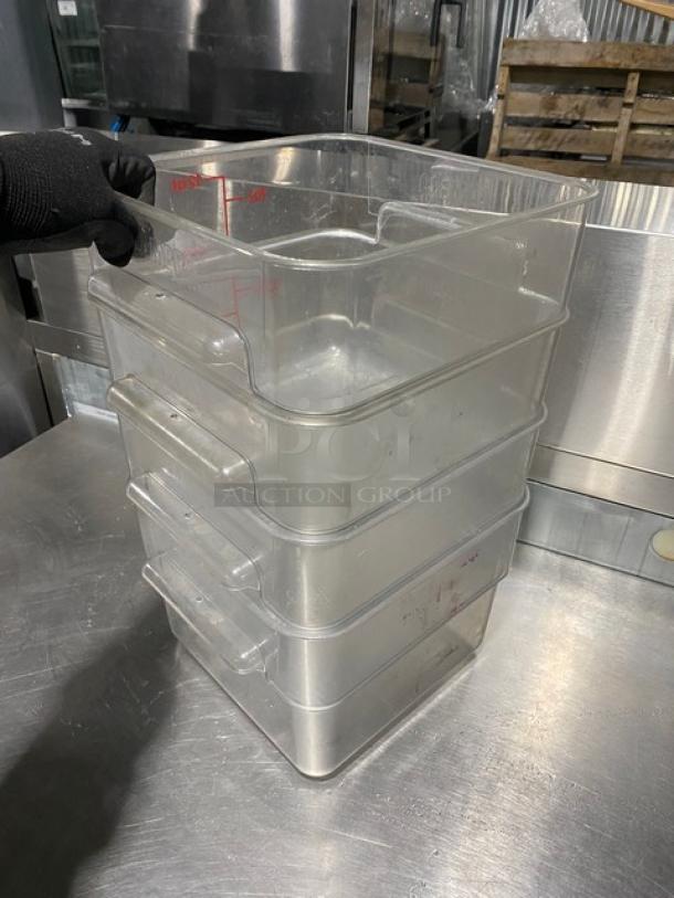 Cambro Commercial Clear Polycarbonate Food Pans! With Side Handles! 4X Your Bid! - Image 3 of 9