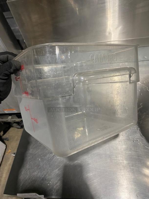 Cambro Commercial Clear Polycarbonate Food Pans! With Side Handles! 4X Your Bid! - Image 6 of 9