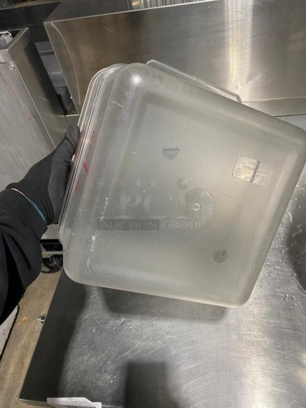 Cambro Commercial Clear Polycarbonate Food Pans! With Side Handles! 4X Your Bid! - Image 7 of 9