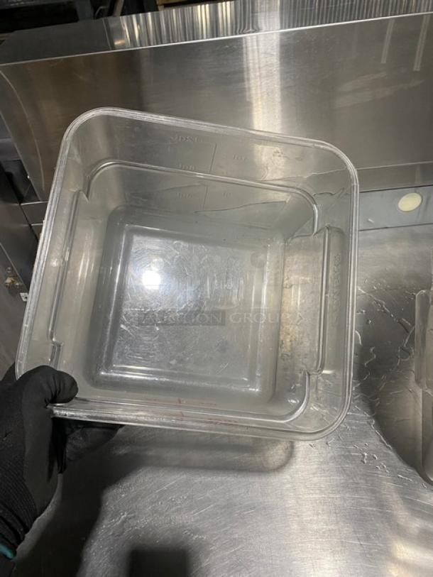Cambro Commercial Clear Polycarbonate Food Pans! With Side Handles! 4X Your Bid! - Image 9 of 9