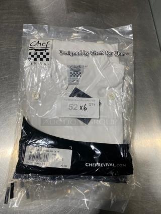 New! Chef Revival Commercial Ladies Knife & Steel Jacket Chef Coats! Model: LJ027-S! 6X Your Bid!