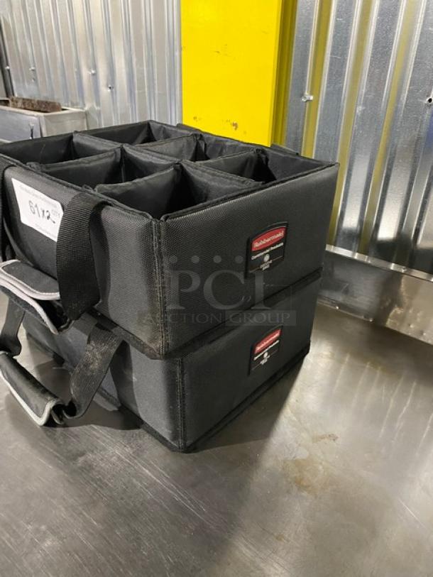 Rubbermaid Executive Series Commercial Gray Teflon Coated 6-Compartment Tote Style Multi-Use Caddys! With Adjustable/Removable Dividers! Model: 1902468! 2X Your Bid! - Image 2 of 9
