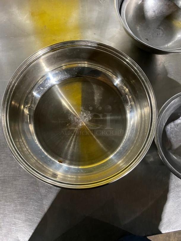 Mixed Commercial Stainless Steel Multi-Size Round Mixing Bowls! With Vollrath Commercial Stainless Steel Water Pan! 5X Your Bid! - Image 8 of 11