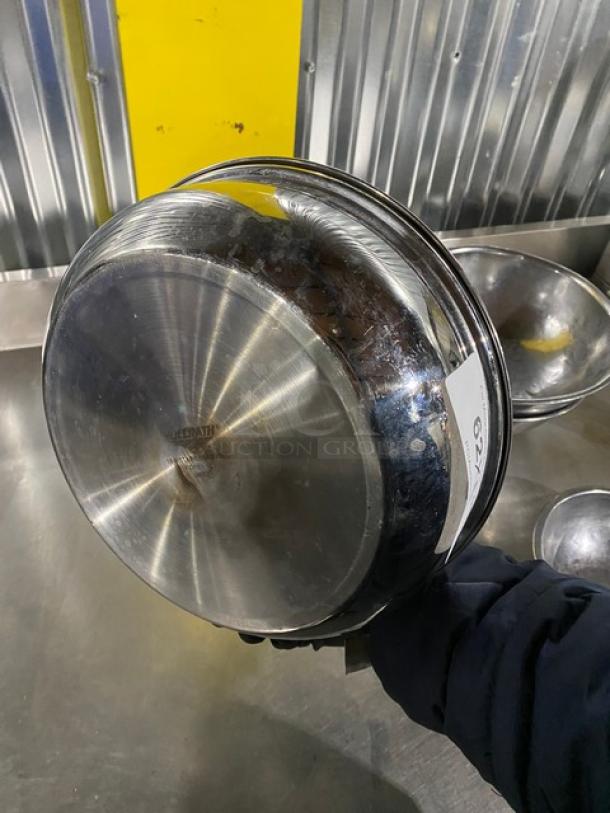 Mixed Commercial Stainless Steel Multi-Size Round Mixing Bowls! With Vollrath Commercial Stainless Steel Water Pan! 5X Your Bid! - Image 10 of 11