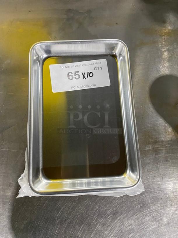 New! Winco Commercial Heavy-Duty Aluminum Eighth Size Bun/Sheet Pans! 10X Your Bid! - Image 1 of 9