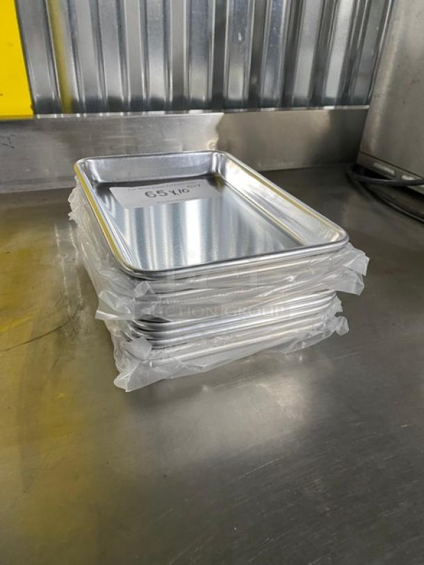 New! Winco Commercial Heavy-Duty Aluminum Eighth Size Bun/Sheet Pans! 10X Your Bid! - Image 2 of 9