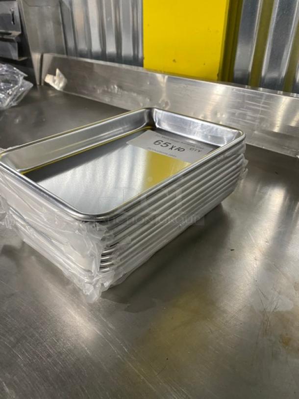 New! Winco Commercial Heavy-Duty Aluminum Eighth Size Bun/Sheet Pans! 10X Your Bid! - Image 3 of 9