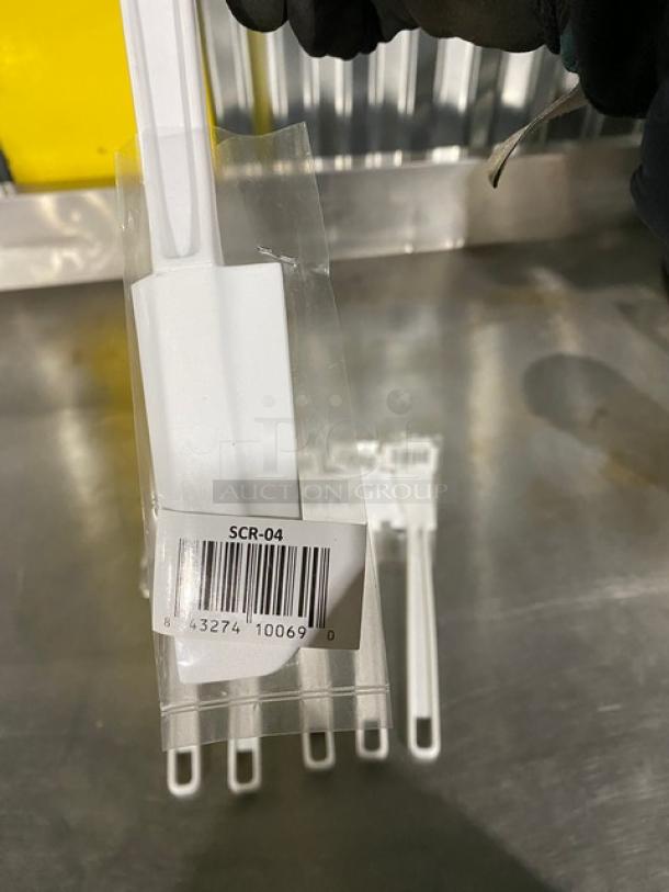 New! Commercial White 9.5" Scraper/Spatulas! Model: SCR-04! 6X Your Bid! - Image 4 of 5