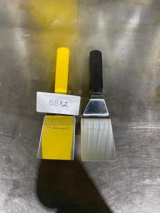 Dexter Commercial Stainless Steel Sani-Safe Hamburger/Steak Turners! With Polypropylene Grip Handle! 2X Your Bid!