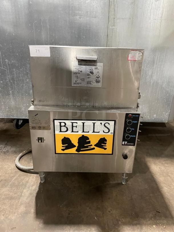 American Dish Service ET Series Commercial Stainless Steel Undercounter Dishwashing Machine! With Full Size Cup Rack! Model: ET-A-M SN: 26014! 120V! On Legs! - Image 1 of 12